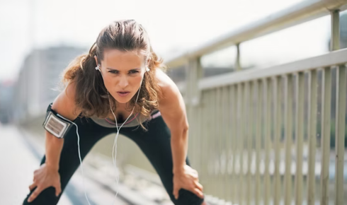 exhale on effort.